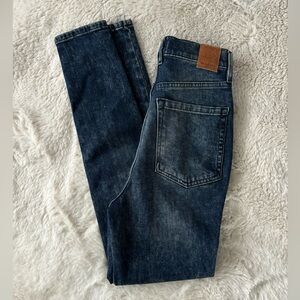 Free People High Rise Jeans in Dark Blue